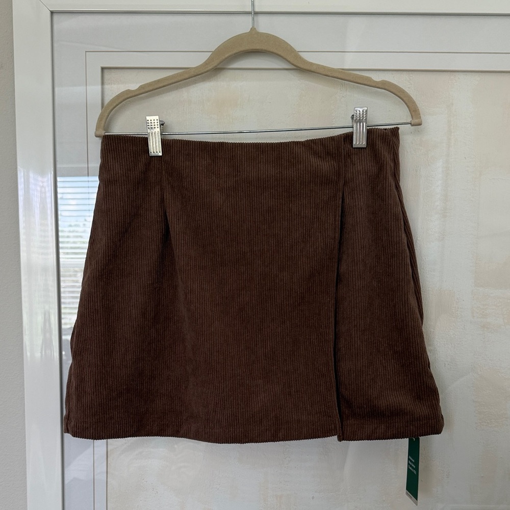 Halara Brown Corduroy Mini Skort - Women